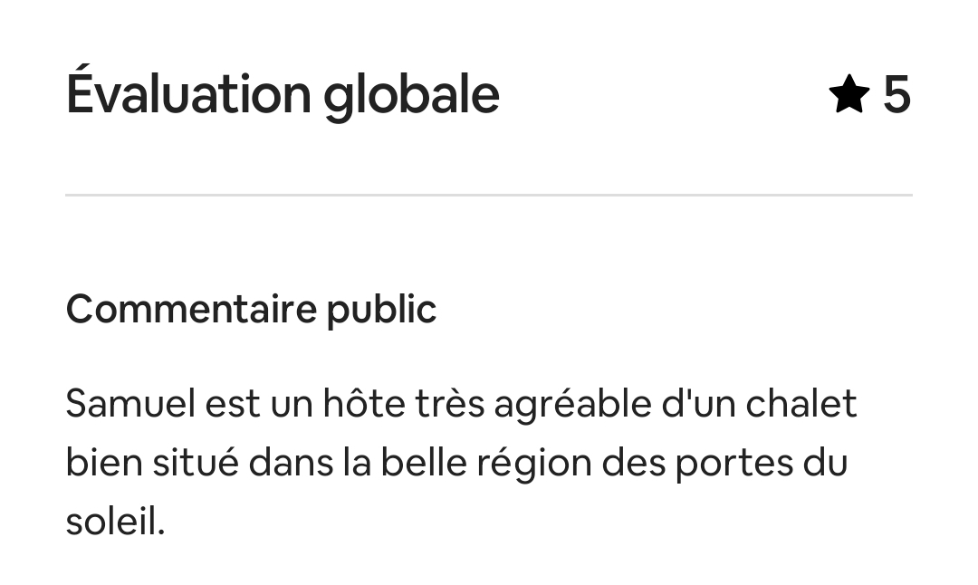 Commentaire Airbnb 3