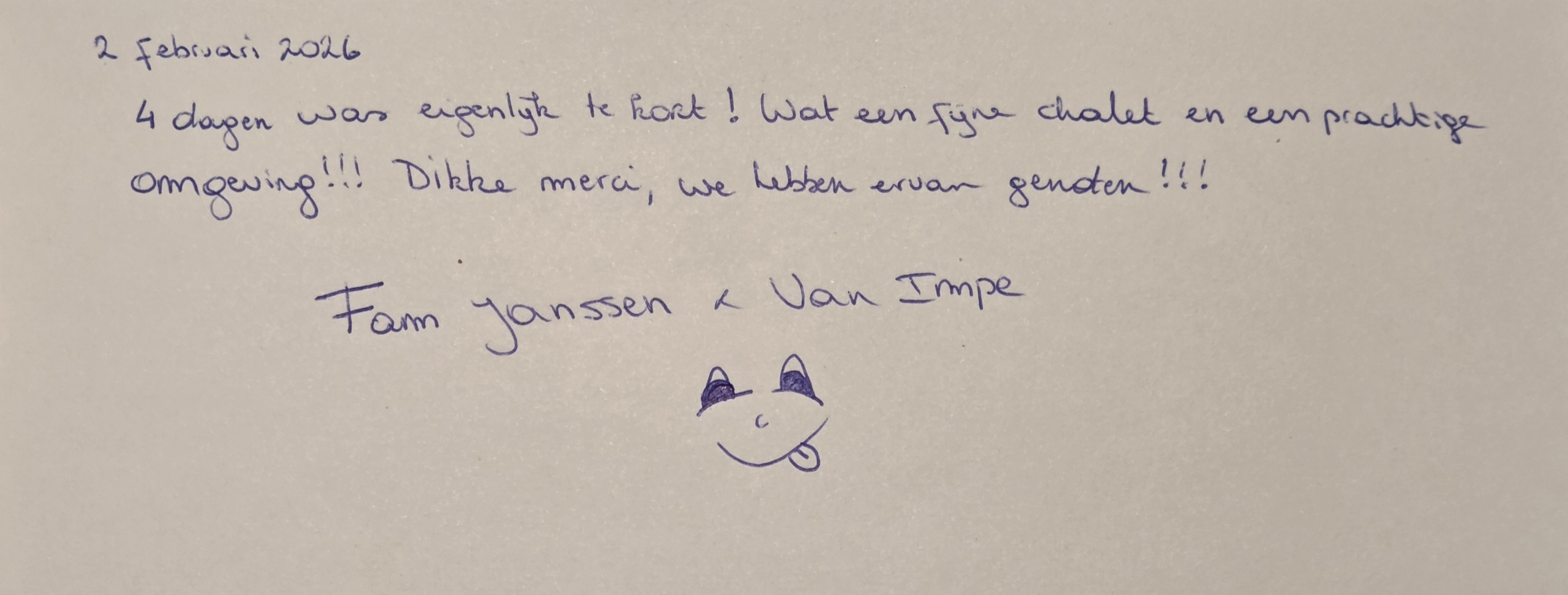 Commentaire Livre d'Or 1