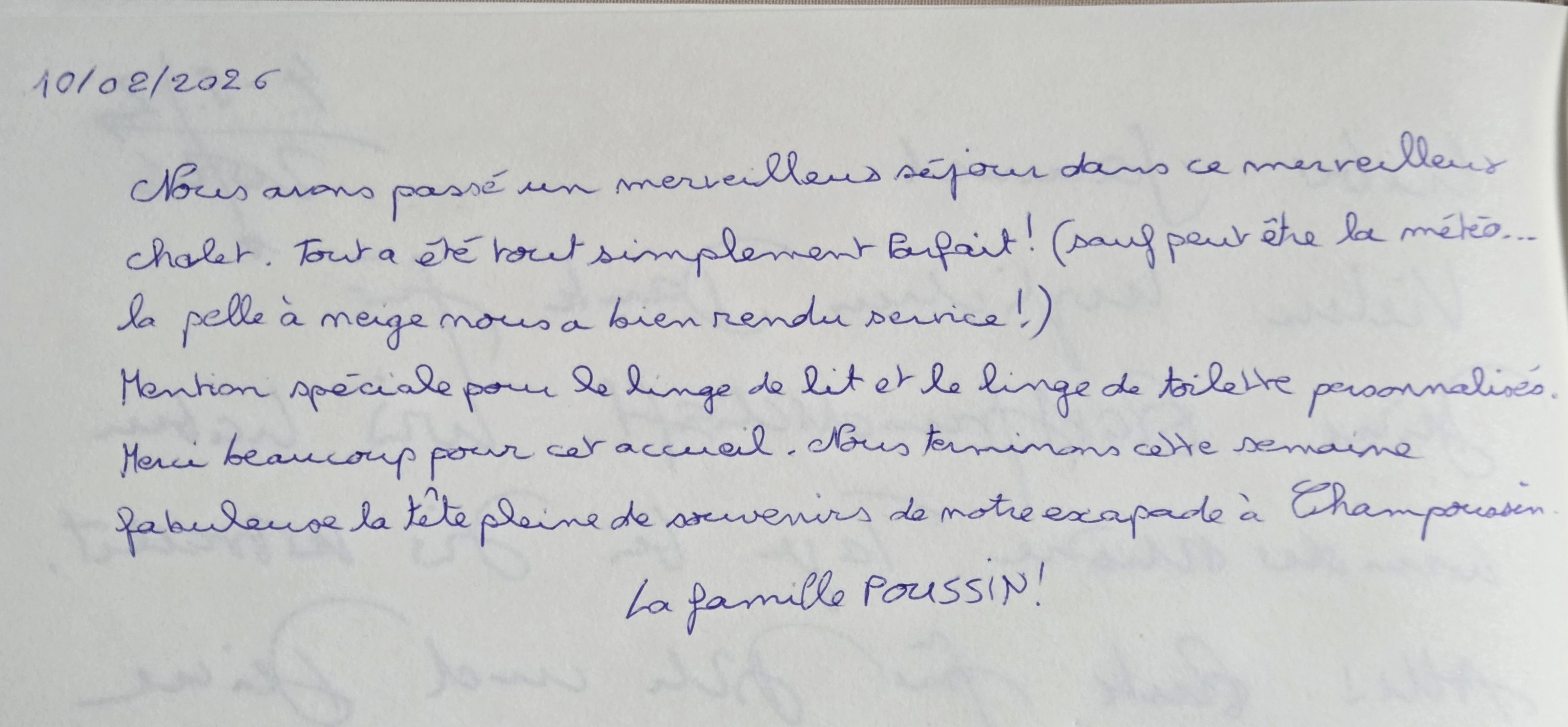 Commentaire Livre d'Or 2